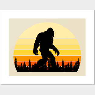 Retro Bigfoot Posters and Art